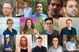 This fall's additions for the School of Science faculty: (top, l-r) Ian Crossfield, Joey Davis, Daniel Harlow, Philip Harris, Or Hen; (middle, l-r): Laura Kiessling, Rebecca Lamason, Sebastian Lourido, Ronald Raines; (bottom, l-r): Giulia Saccà, Stefani Spranger, Daniel Suess, Wei Zhang, and Yufei Zhao.