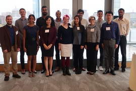Faculty, staff, and graduate students gathered for a luncheon honoring MIT’s 2018 Siebel Scholars.