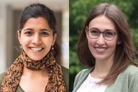 Krithika Ramchander (left), a PhD candidate in the Department of Mechanical Engineering, and Andrea Karin Beck, a PhD candidate in the Department of Urban Studies and Planning, have each received fellowships from MIT’s Abdul Latif Jameel World Water and Food Security Lab (J-WAFS) for 2018-2019.  Their research explores solutions to global and local water supply challenges using engineering and q...