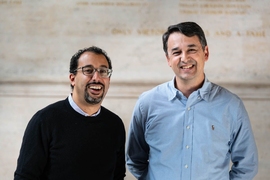Youssef Marzouk (left) and Nicolas Hadjiconstantinou assume new roles at the Center for Computational Engineering at “an exciting time for computation at MIT,” says School of Engineering Dean Anantha Chandrakasan.