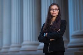 “I want to make choices, even difficult ones, that don't leave me wondering later why I hadn't taken a risk,” says MIT junior Eva Lisowski.