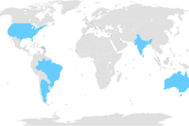 Hospitals in highlighted regions have contributed data to the Global Open Source Severity of Illness Score, or GOSSIS.