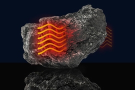 Researchers find evidence that heat moves through graphite similar to the way sound moves through air.