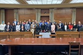 An MIT delegation met with 69 offices of the U.S. Senate and House of Representatives from 23 states, including staff from the House Committee on Science, Space, and Technology.