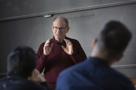 David Hardt teaches students in class 2.830 (Control of Manufacturing Processes).