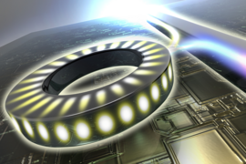 Researchers at MIT and Singapore University of Technology (SUTD) have demonstrated a micro ring resonator made of amorphous silicon carbide with the highest quality factor to date.