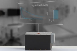 MIT researchers have developed a noninvasive hydration sensor that is based on the same technology as MRI, but, unlike MRI scanners, it can fit in a doctor’s office.