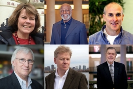 From left to right, top to bottom: Suzanne Flynn, Wesley L. Harris, Eric Klopfer, Douglas A. Lauffenburger, John J. Leonard, Arthur B. Baggeroer