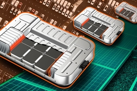 research articles on solar energy An MIT study shows that electrical vehicle batteries could have a useful and profitable second life as backup storage for grid-scale solar photovoltaic installations, where they could perform for more than a decade in this less demanding role. This image shows a ‘cut-away’ view of a lithium-ion battery over a background of cars and solar panels.
