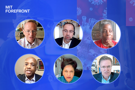 headshots of speakers at MIT Forefront event
