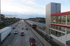 Stock photo of a highway in Chicago