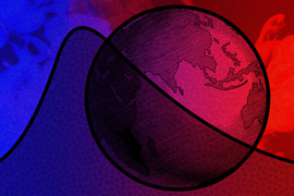 earth warming graphic