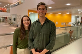 Photo of Marisa Gaetz and Martin Nisser standing together and smiling