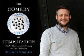 Book cover of The Comedy of Computation, and Benjamin Mangrum