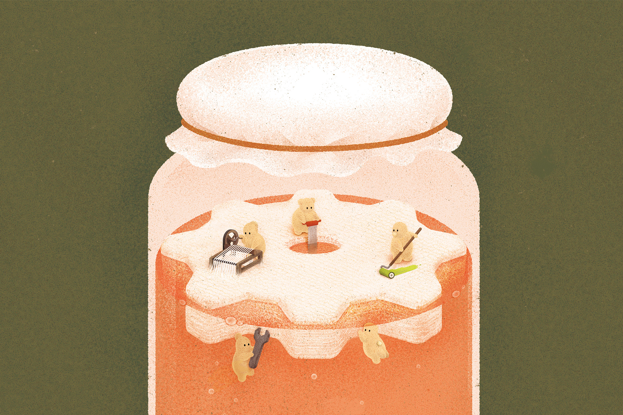 Inspired by kombucha tea, engineers create “living materials”