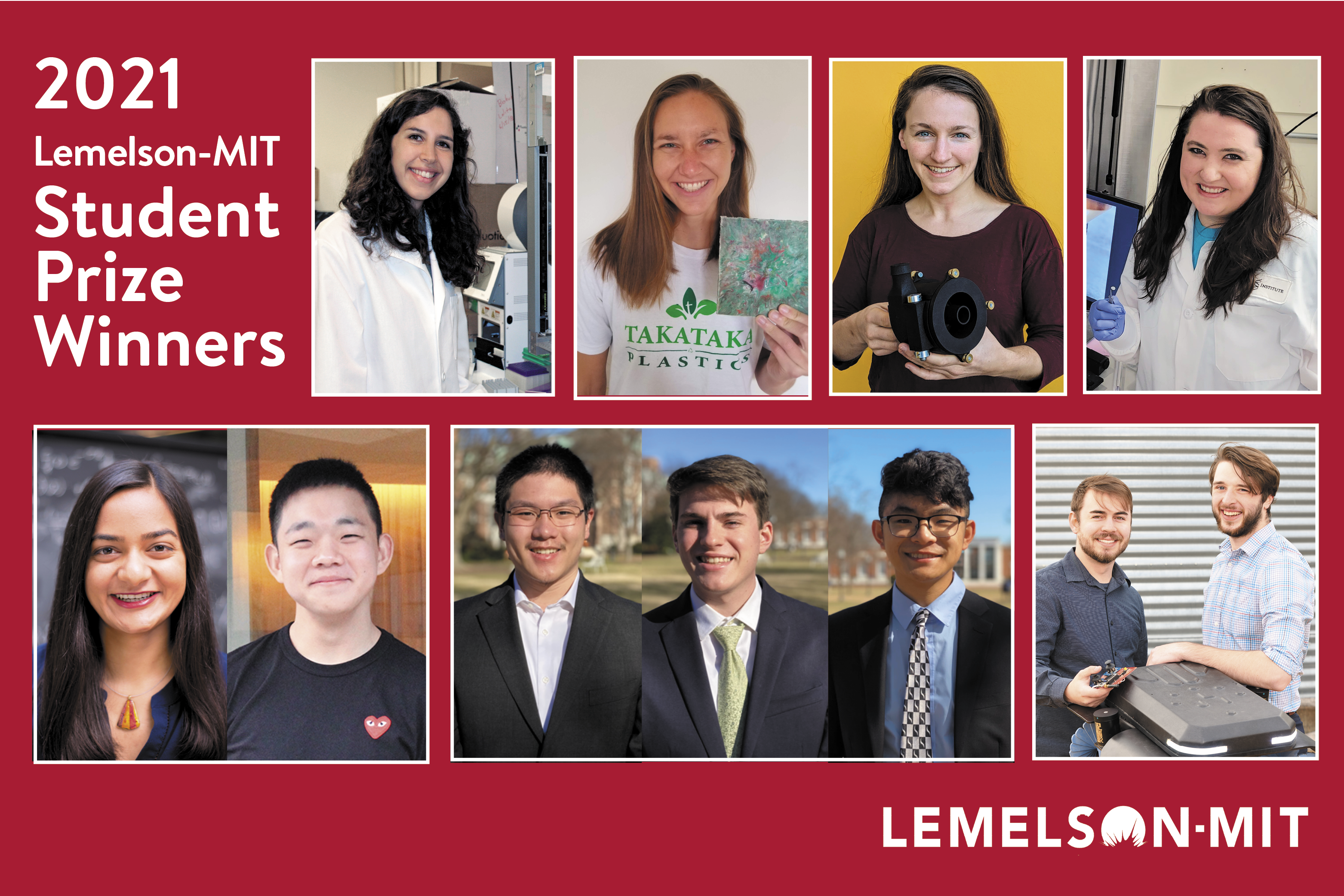 Top collegiate inventors awarded 2021 Lemelson-MIT Student Prize