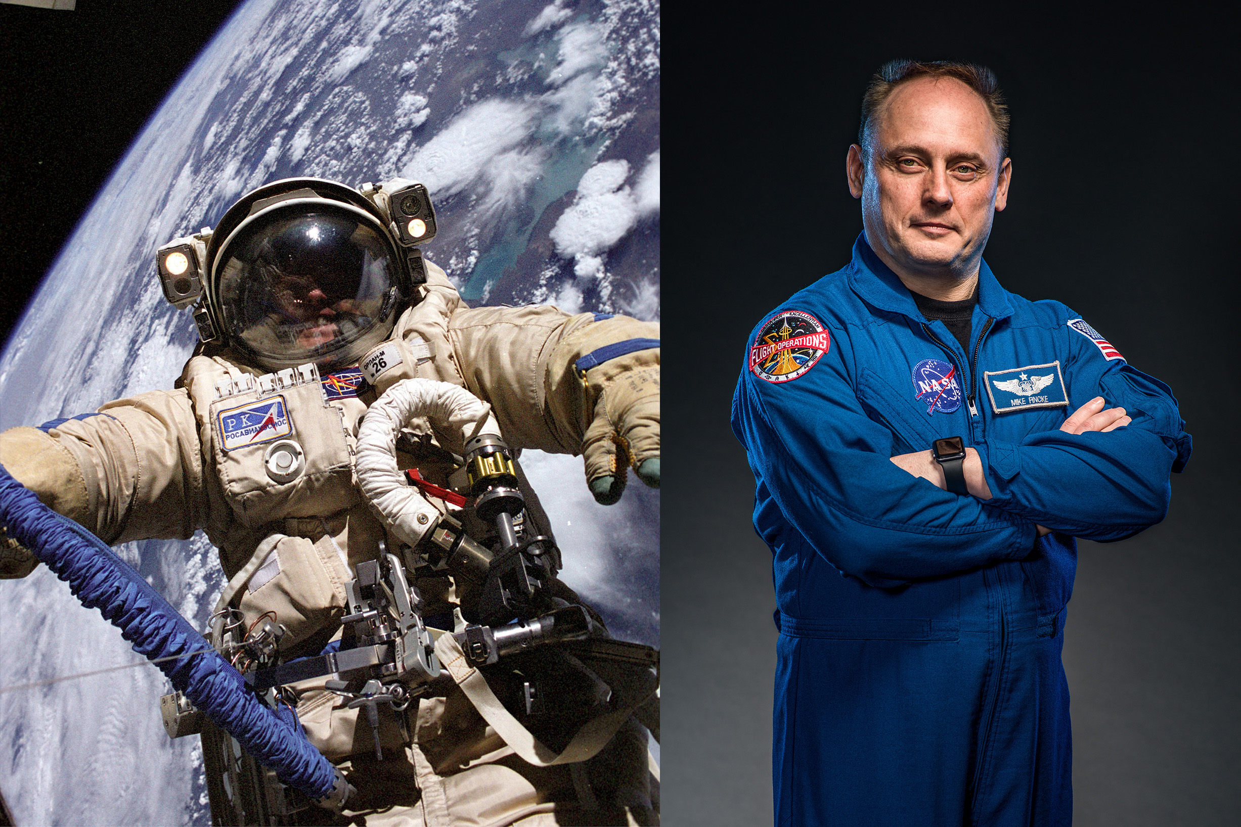 Astronaut Michael Fincke ’89 offers students out-of-this-world advice