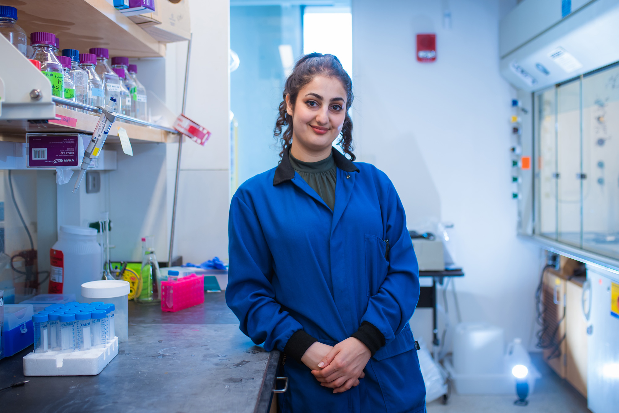 “Growing up in Iran, I never imagined I would have the opportunity to go to a world-renowned university such as MIT,” Azin Saebi says.