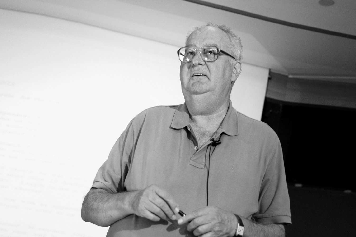 Arnoldo Hax teaching in 2004