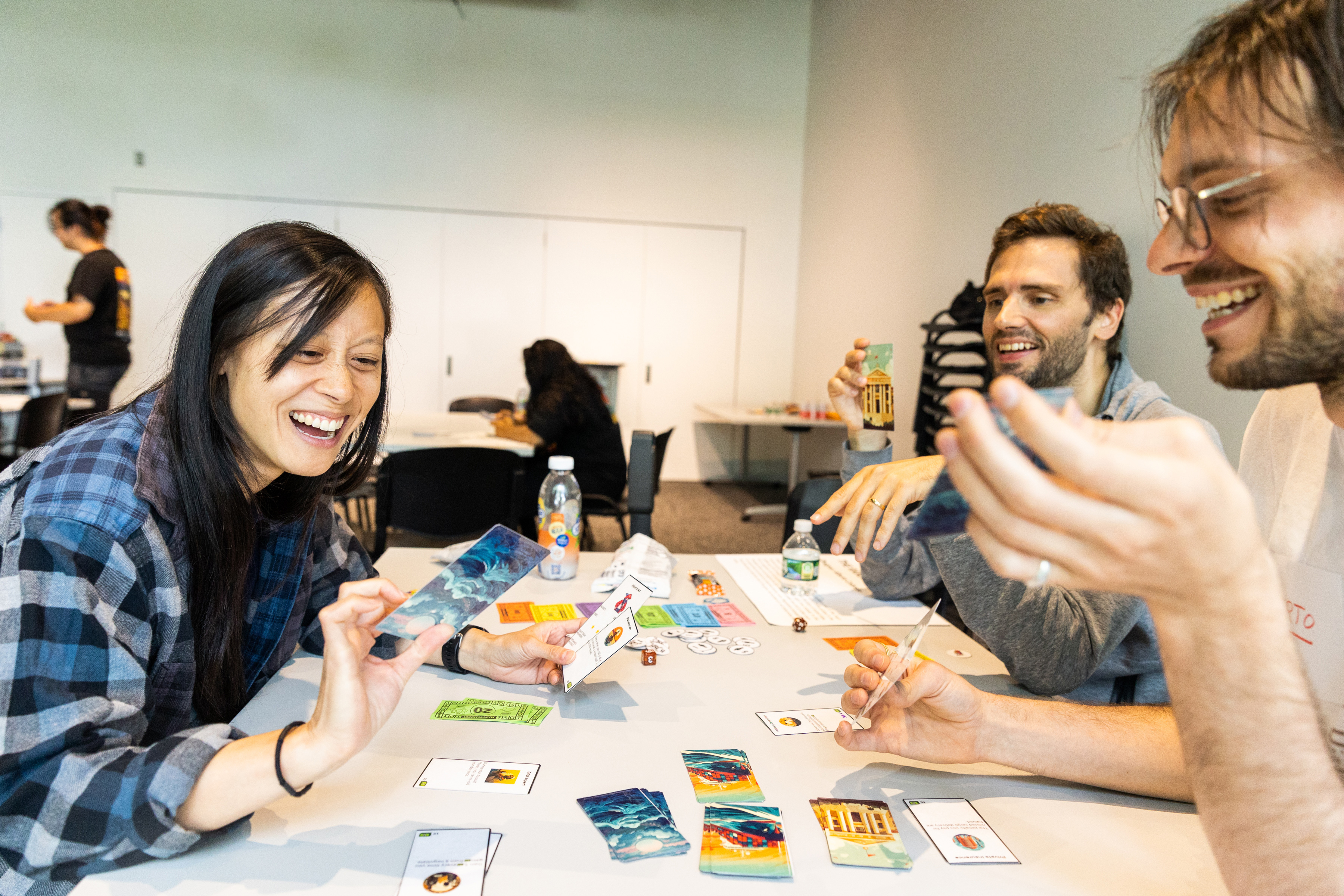 At a summer workshop in board game design, participants get a chance to design and play-test their own creations.