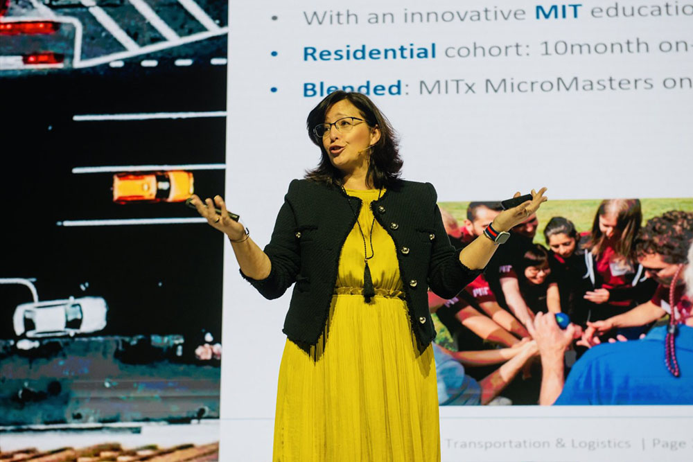 “I want to make sure students who have the potential for leadership have opportunities to develop themselves,” says Maria Jesus Saenz, executive director of the MIT Supply Chain Management master's programs.