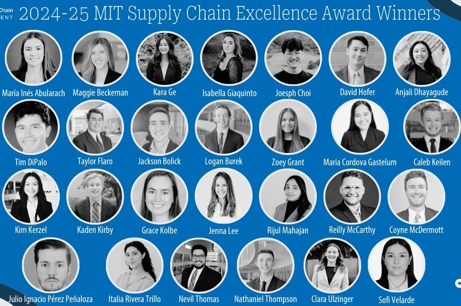 2024 MIT Supply Chain Excellence Awards given to 35 undergraduates