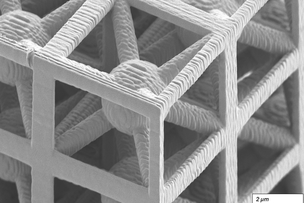 Tunable ultrasound propagation in microscale metamaterials