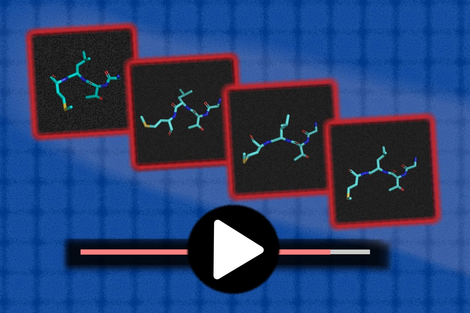 Toward video generative models of the molecular world