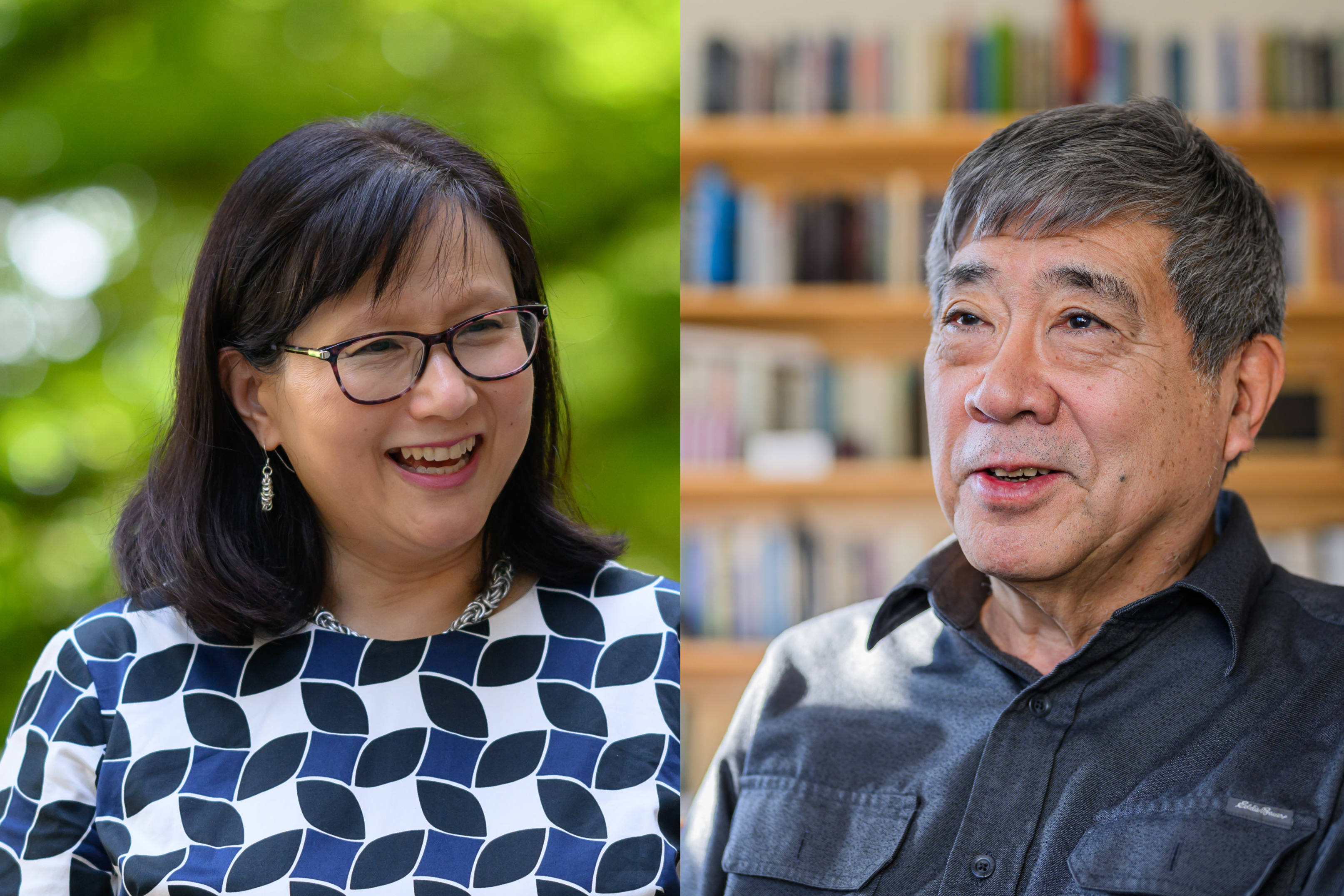 Maria Yang (left) and Kenneth Oye