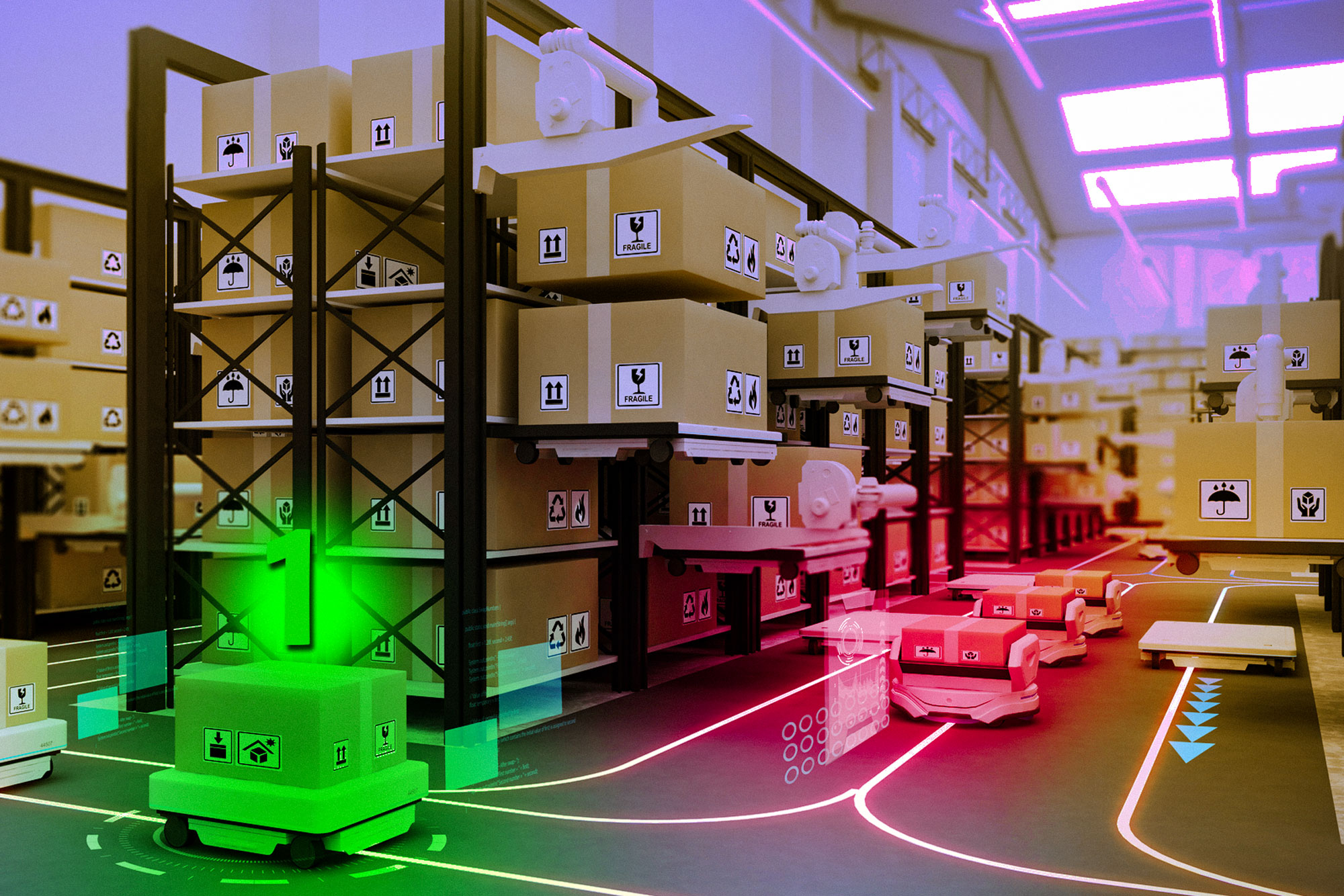 AI system learns to keep warehouse robot traffic running smoothly