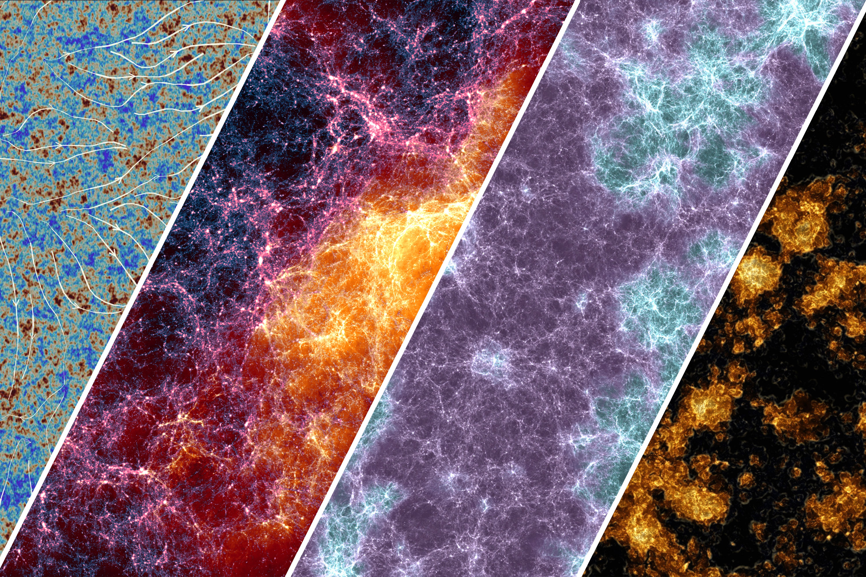 Watch the universe emerge from the dark ages, with Lumina