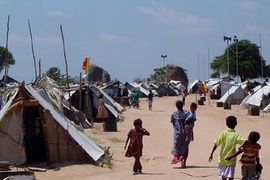 Settlement for displaced people in the Tsunami Disaster Zone in Amparai