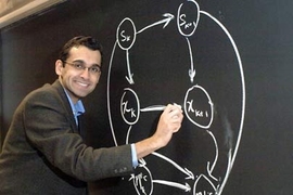 Lakshminarayan Srinivasan (S.M., Ph.D. 2006) is part of a team that develops standardizing math equations to allow neural prostheses to work better. He is currently a medical student in the Harvard-MIT Division of Health Sciences and Technology and a postdoctoral researcher at the Center for Nervous System Repair at Massachusetts General Hospital.
