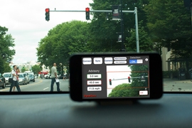 Where previous experimental traffic-light advisory systems used GPS data or data from traffic sensors, SignalGuru uses visual data from cellphone cameras.