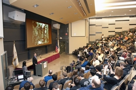 Students from 38 schools across the country gathered at MIT for the 2011 Zero Robotics challenge.