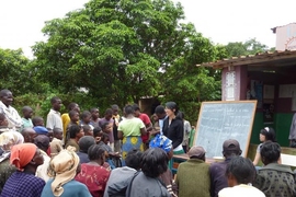 Small business training in Zambia in 2011.