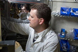 Robert Simcoe in his lab