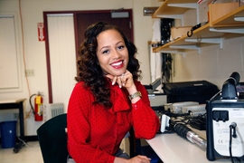 Mareena Robinson, a PhD student in nuclear science and engineering at MIT.