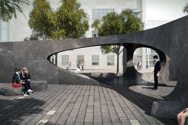 Artist’s rendering of the Collier Memorial