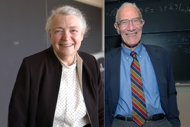 Mildred Dresselhaus and Robert Solow  