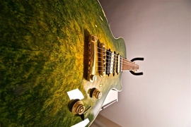 Les Paul Custom style hand-made guitar, built and designed by Spielberg