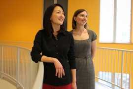 Been Kim (left) and Julie Shah