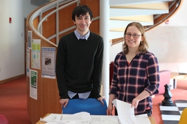 MIT graduate students Elena Glassman and Jeremy Scott 