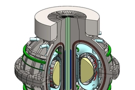 A cutaway view of the proposed ARC reactor. Thanks to powerful new magnet technology, the much smaller, less-expensive ARC reactor would deliver the same power output as a much larger reactor.