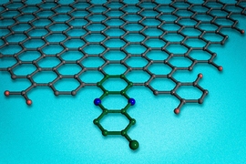 A new carbon-based catalyst can bond to the edges of two-dimensional sheets of graphene.
