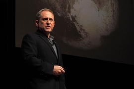 Alan Stern, principal investigator of NASA’s New Horizons mission to the Kuiper belt, spoke at ScienceWriters2015 about mission results from a Pluto flyby in July and communications strategies. 