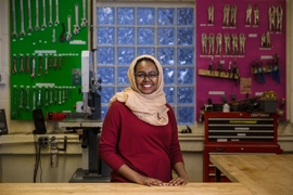 “I never saw myself doing that kind of applied engineering because I was never exposed to it throughout high school or even here,”  Amna Magzoub says. “I realized, man, I really like what I'm doing. I can talk about whatever I'm doing forever, and I've never been able to do that. I think that's when things turned around." 
