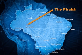 The Pirahã reside along the Maici River, which branches off the Amazon in Brazil. MIT researchers are now making public the most extensive data set yet accumulated on the Pirahã language.
