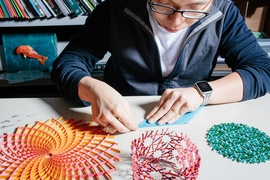 “I love all the math that I'm doing,” Lu explains. “But I also want to do something a lot more constructive, and be able to build things and apply my technical knowledge in a hands-on manner.”
