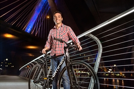 Slava Menn MBA ’11, co-founder of Fortified Bicycle